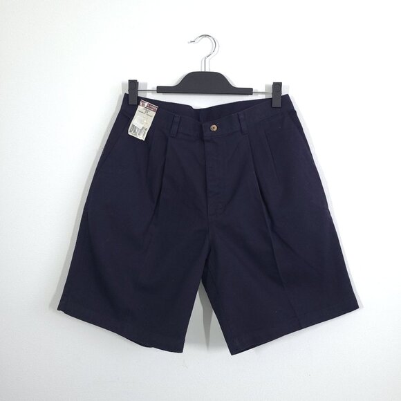 Vintage Casual Pleat Front Shorts - Picture 1 of 6